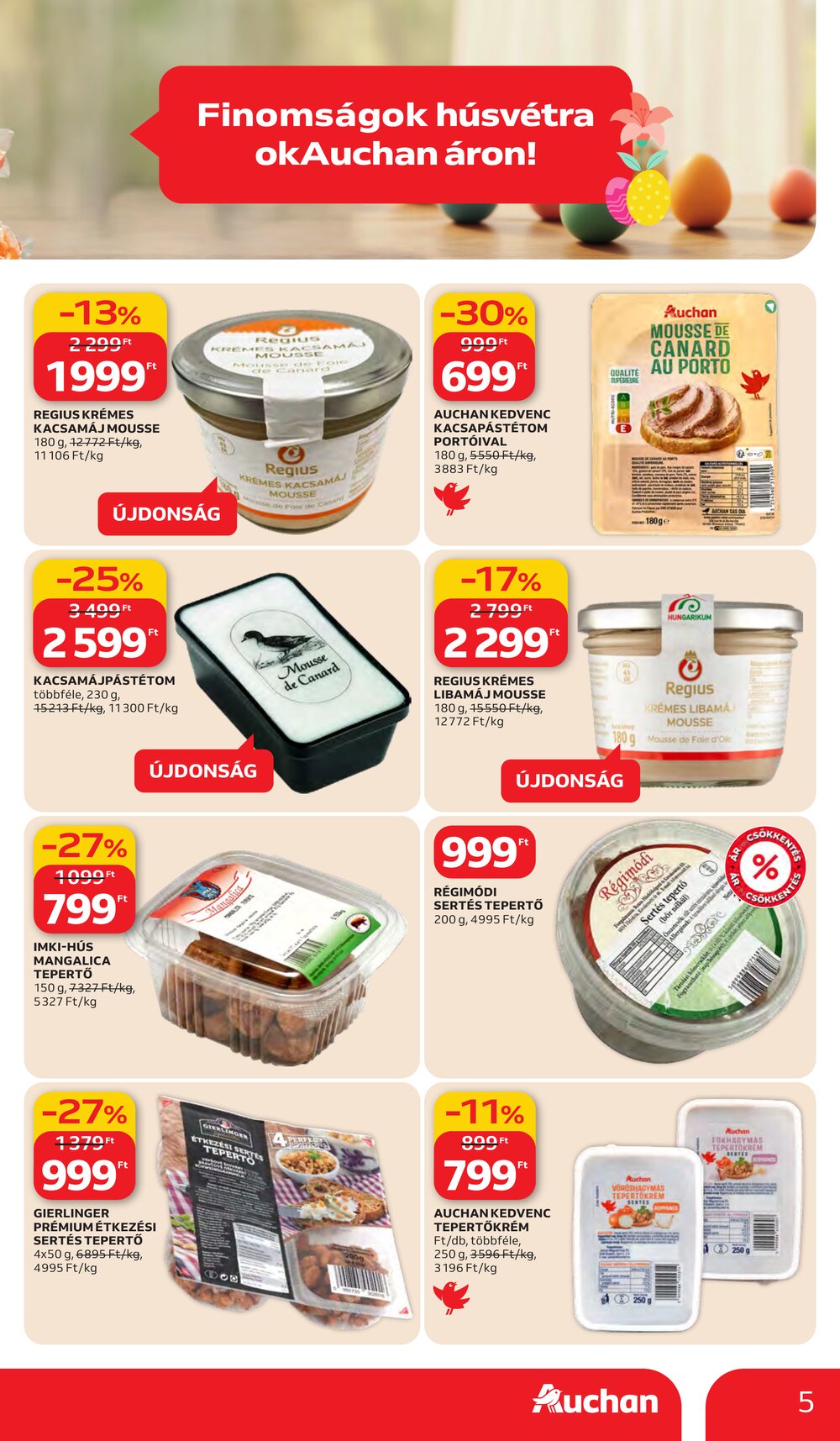 Auchan akciós újság 2026.03.05-től - 5. oldal.