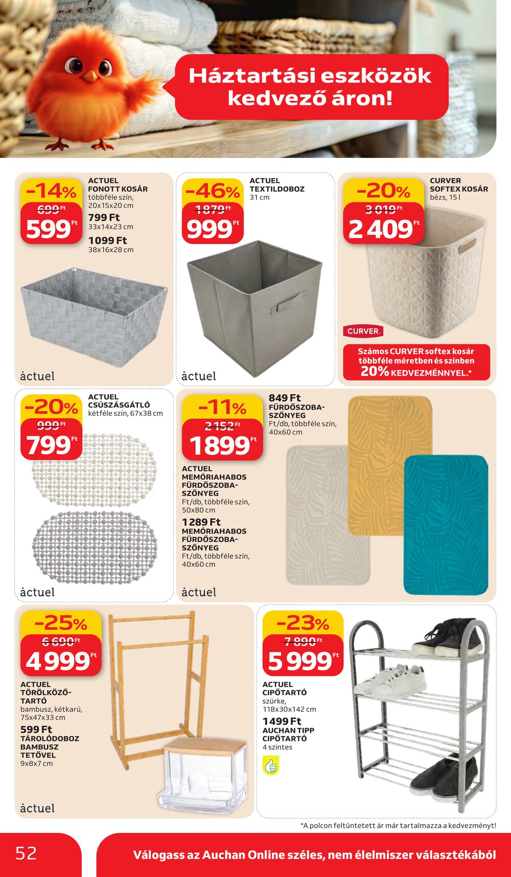 Auchan akciós újság 2026.03.05-től - 52. oldal.