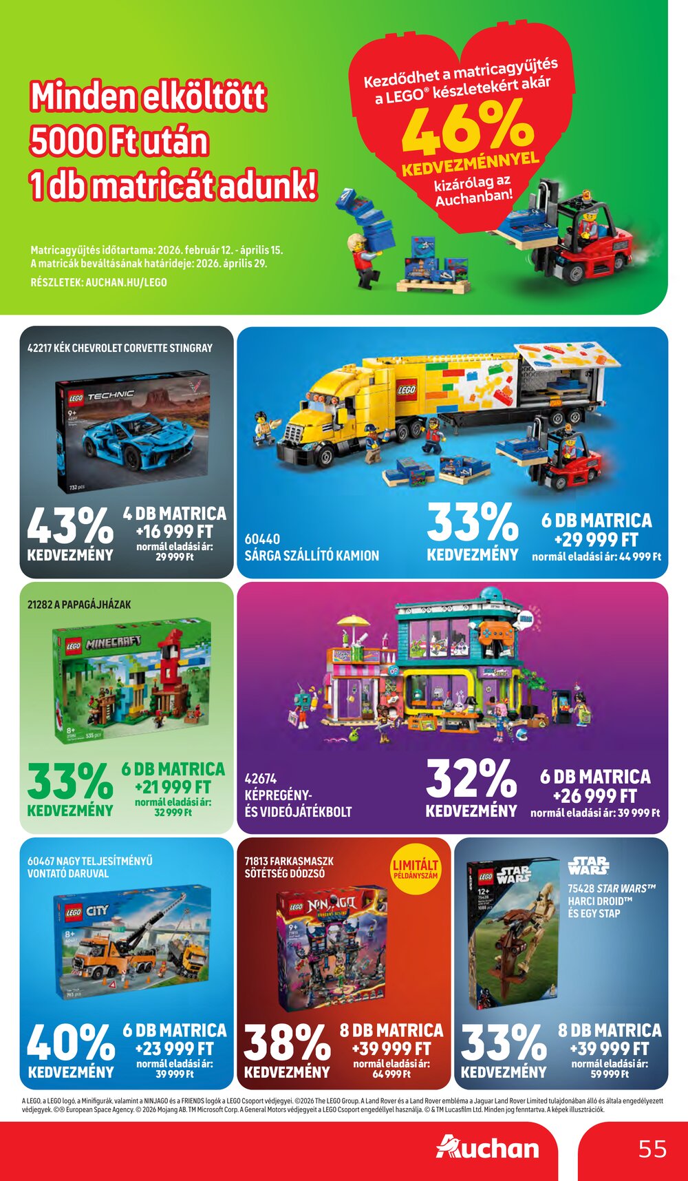 Auchan akciós újság 2026.03.05-től - 55. oldal.