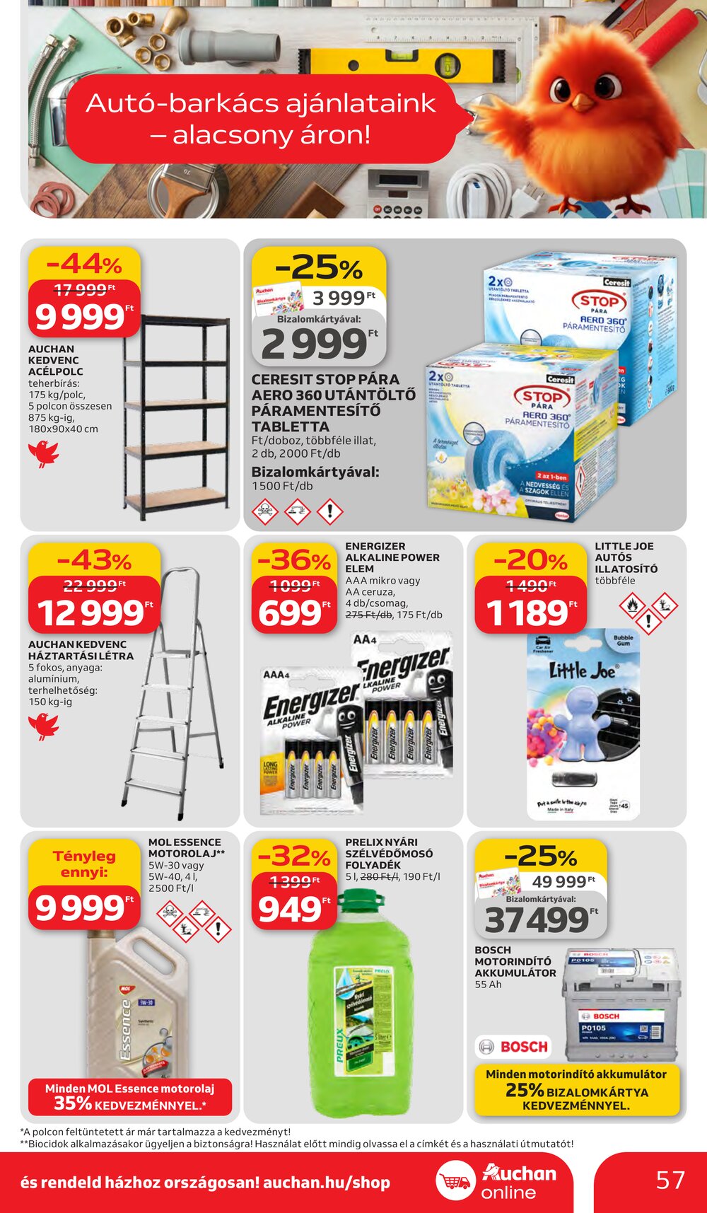 Auchan akciós újság 2026.03.05-től - 57. oldal.