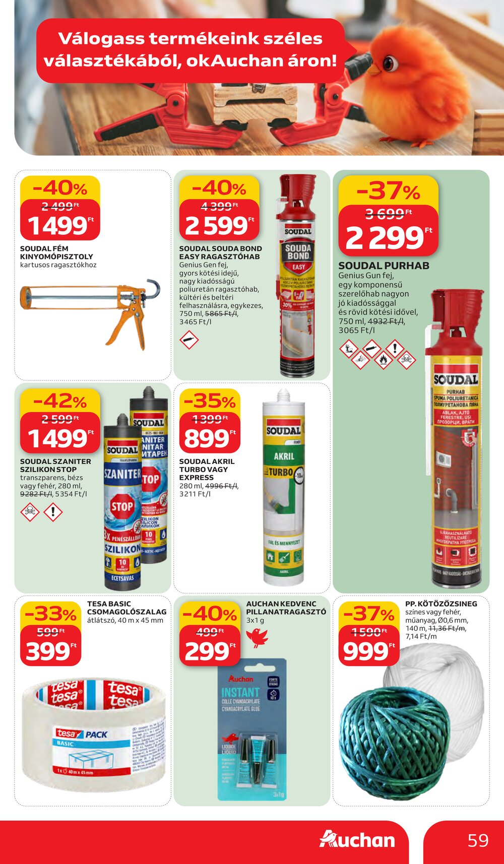 Auchan akciós újság 2026.03.05-től - 59. oldal.