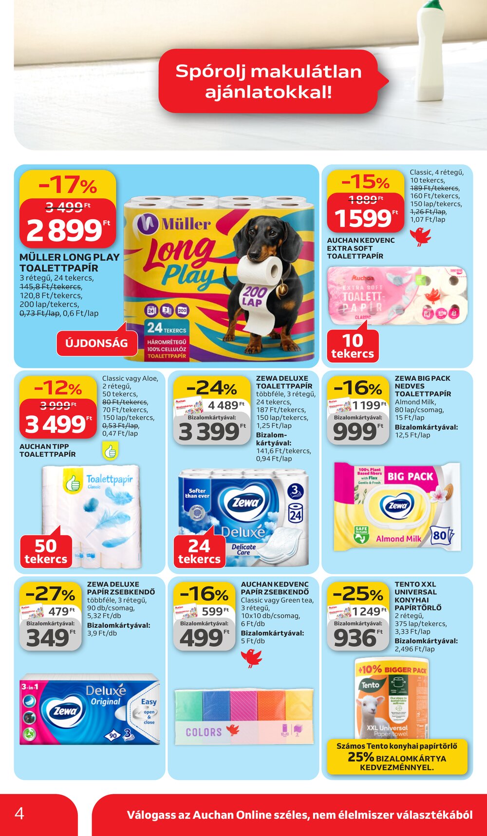 Auchan akciós újság 2026.03.05-től - 4. oldal.