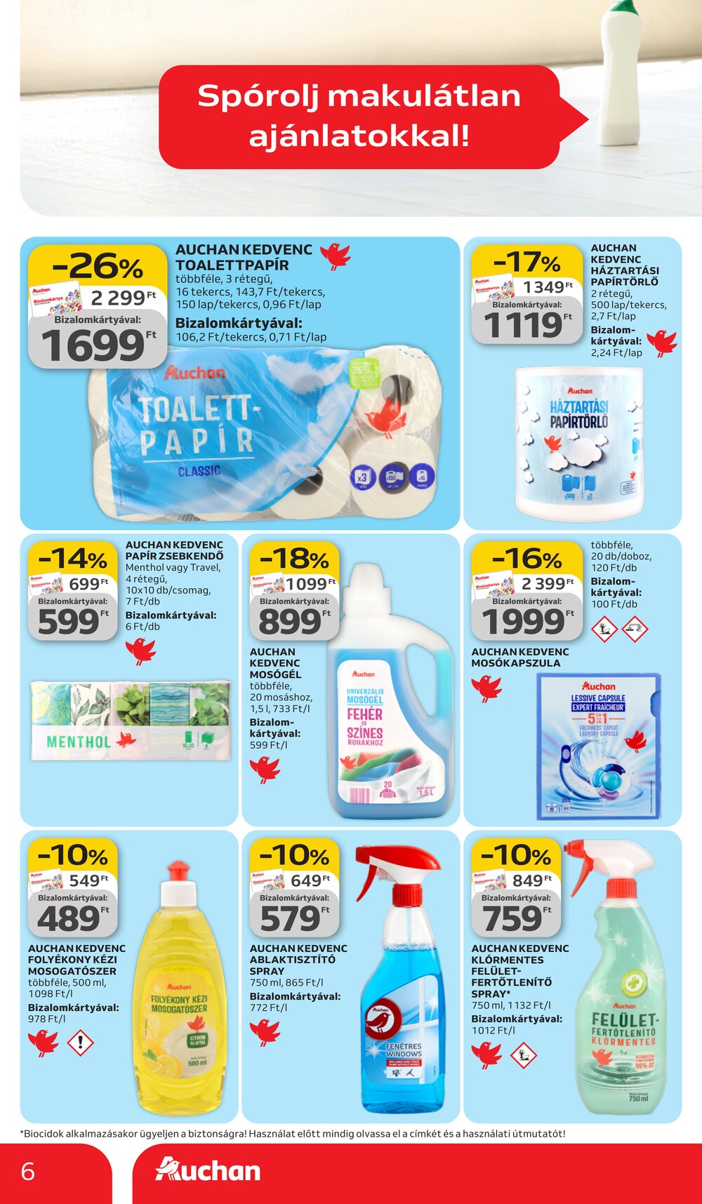 Auchan akciós újság 2026.03.05-től - 6. oldal.
