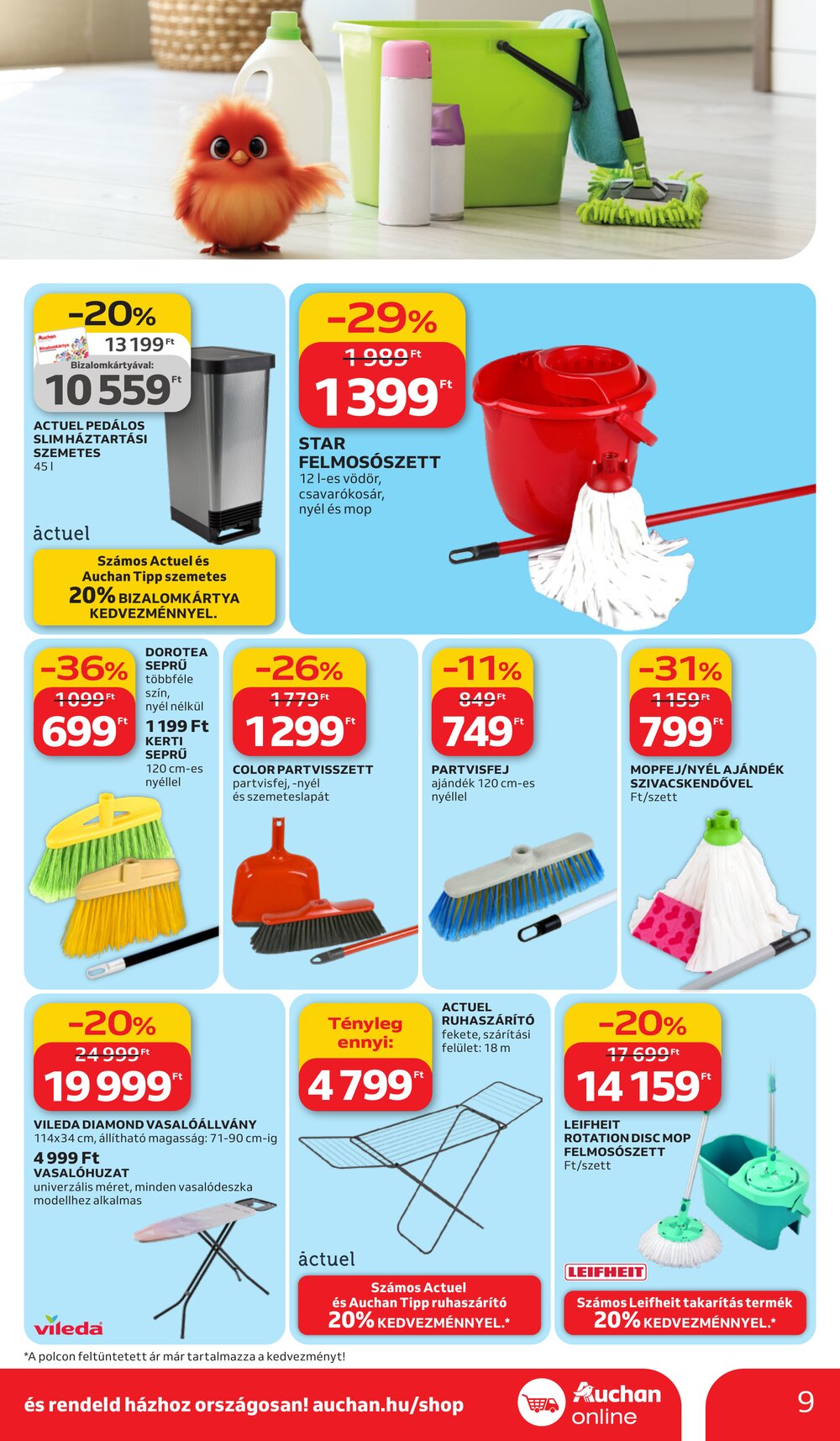Auchan akciós újság 2026.03.05-től - 9. oldal.
