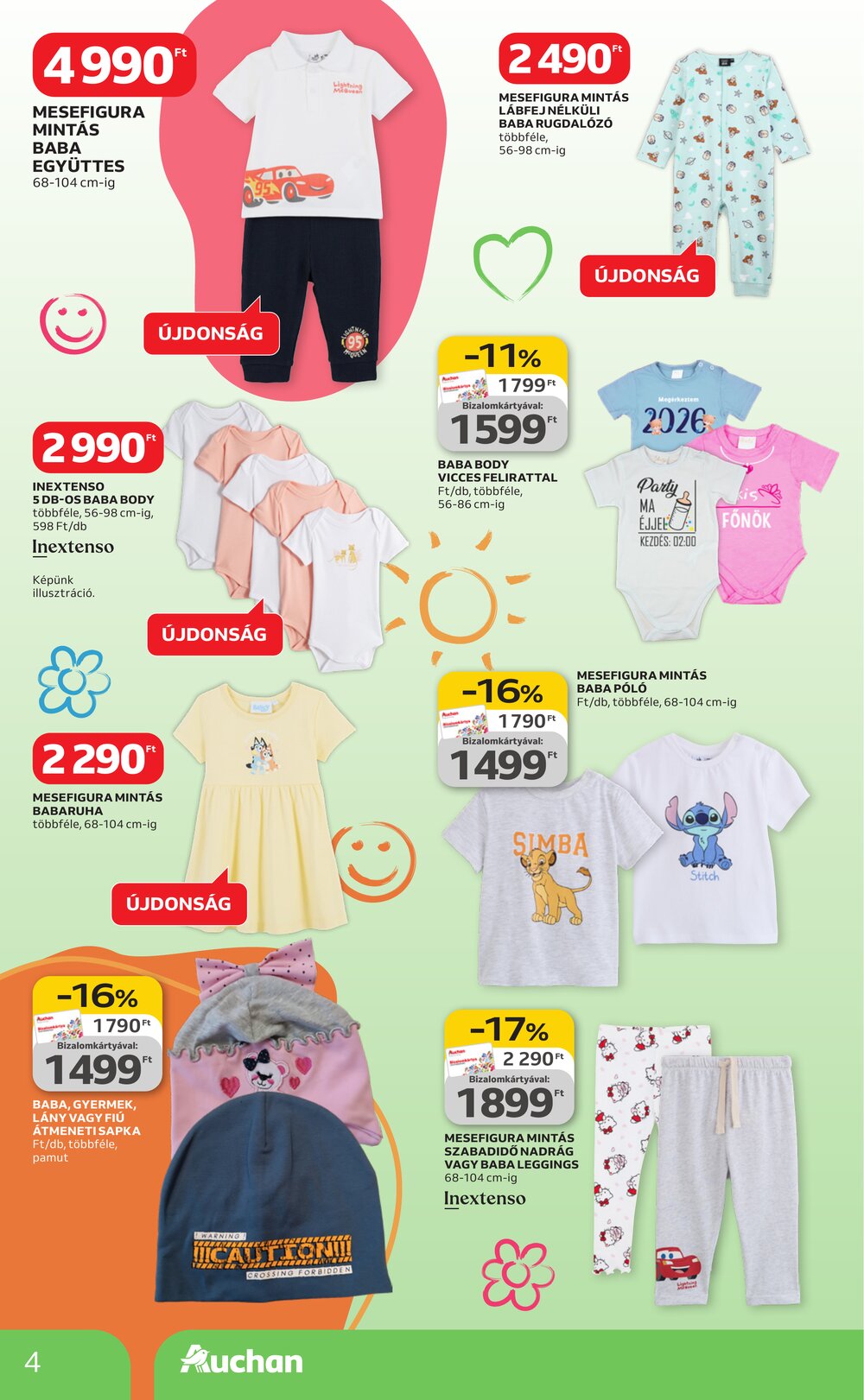 Auchan akciós újság 2026.03.05-től - 4. oldal.