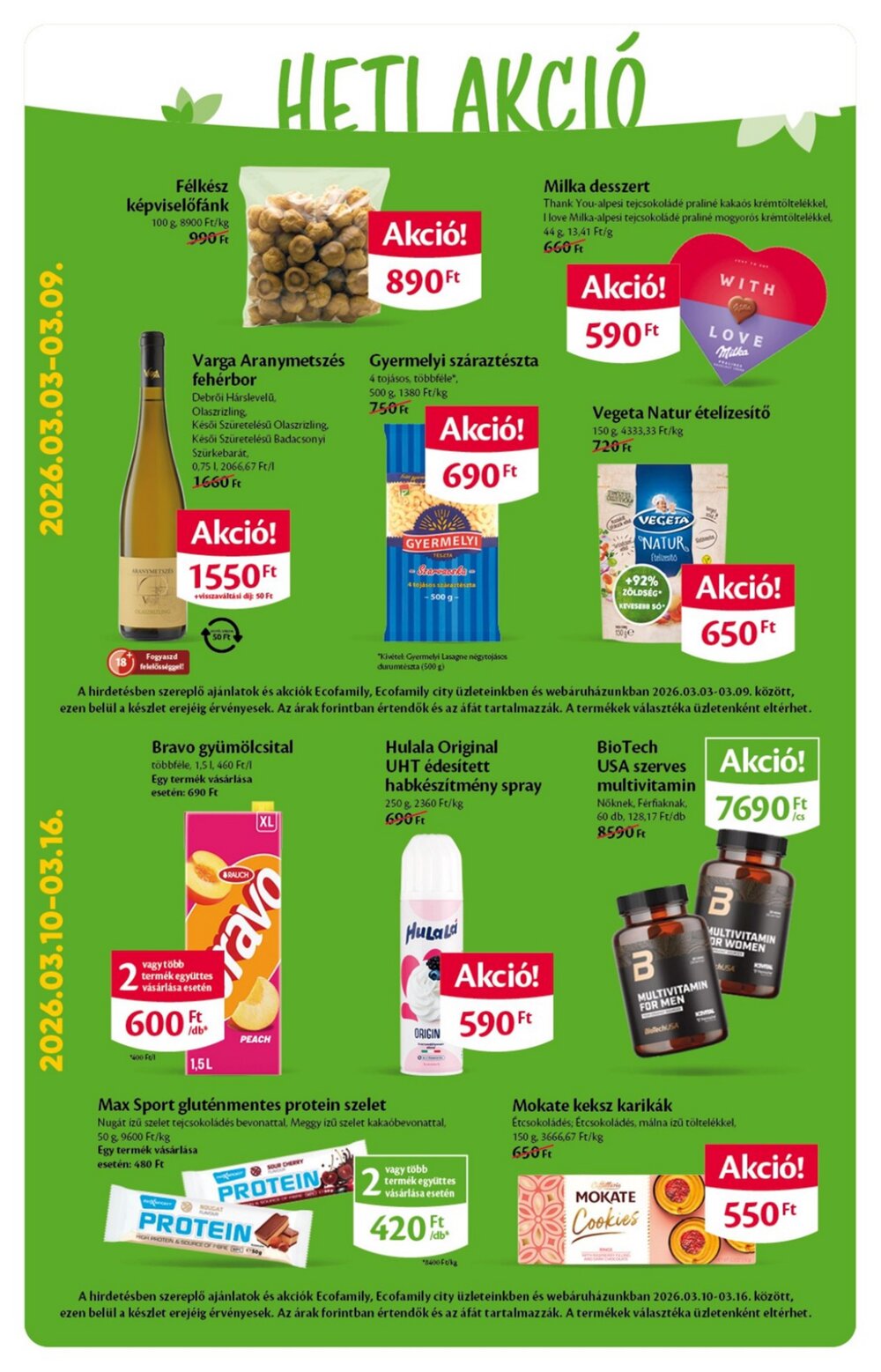 EcoFamily akciós újság 2026.03.05-től - 2. oldal.