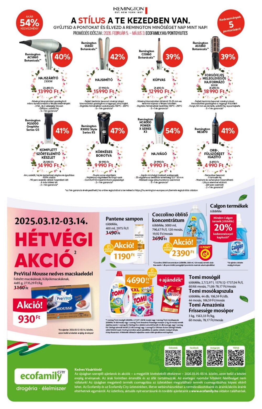 EcoFamily akciós újság 2026.03.05-től - 4. oldal.