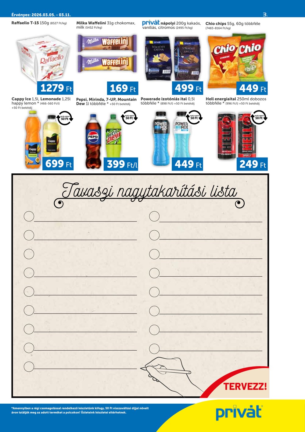 Privát akciós újság 2026.03.05-től - 3. oldal.