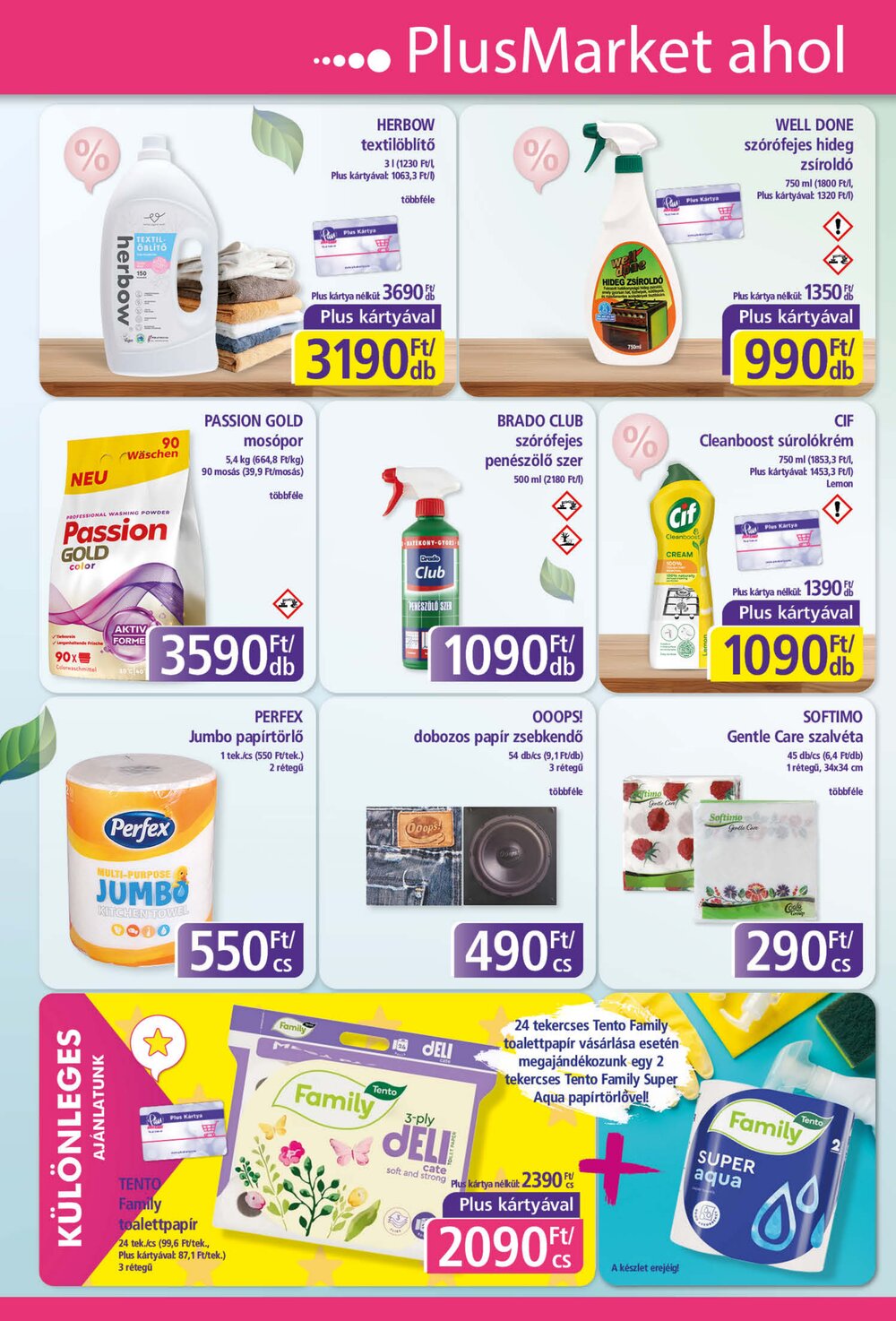 PlusMarket akciós újság 2026.03.05-től - 4. oldal.