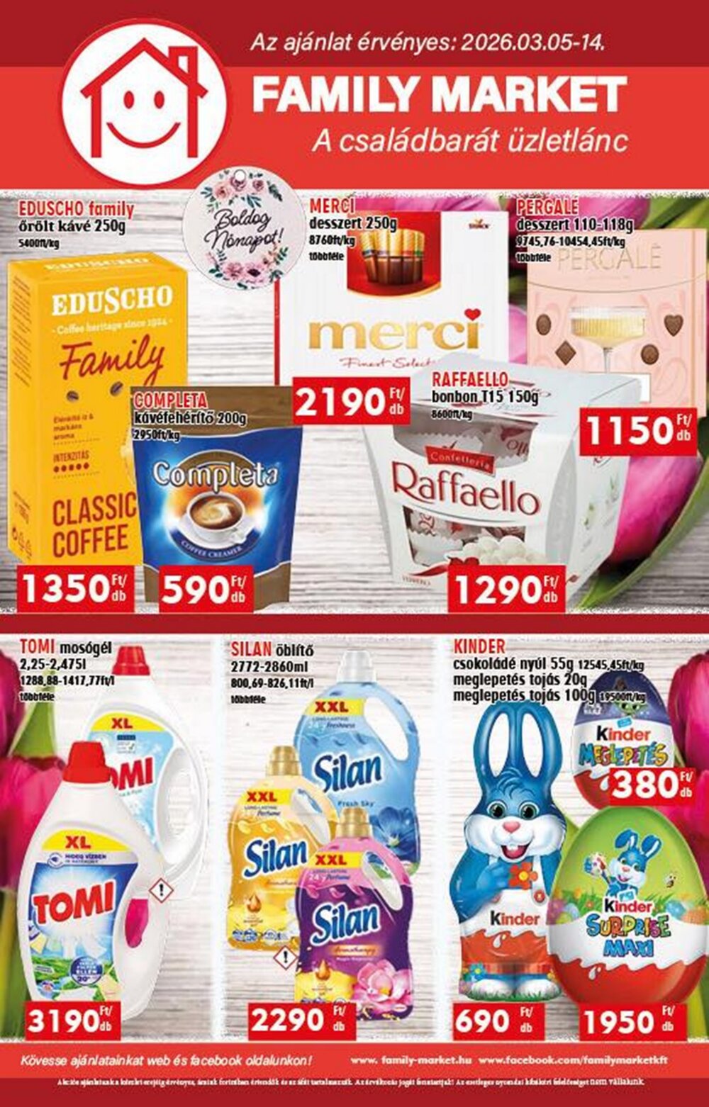 Family Market akciós újság 2026.03.05-től - 1. oldal.