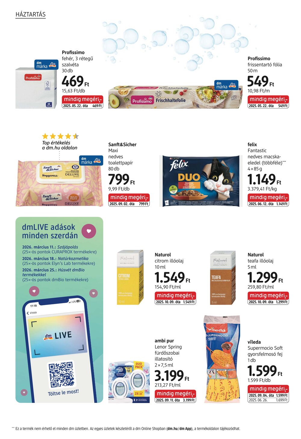 DM drogéria akciós újság 2026.03.05-től - 22. oldal.