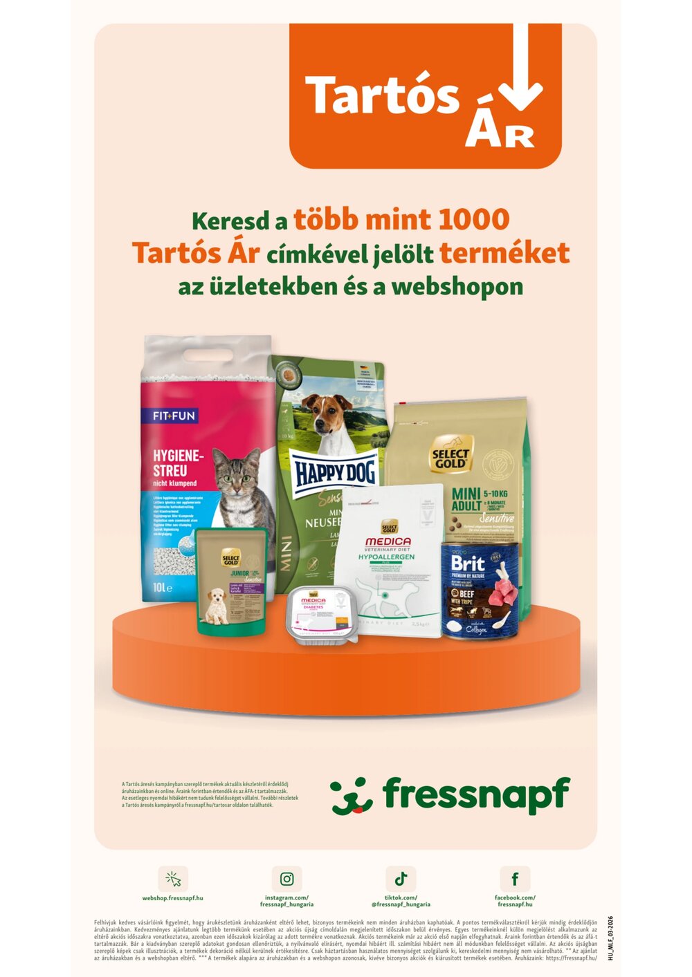 Fressnapf akciós újság 2026.03.05-től - 18. oldal.