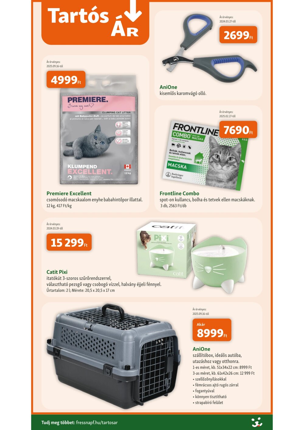 Fressnapf akciós újság 2026.03.05-től - 4. oldal.