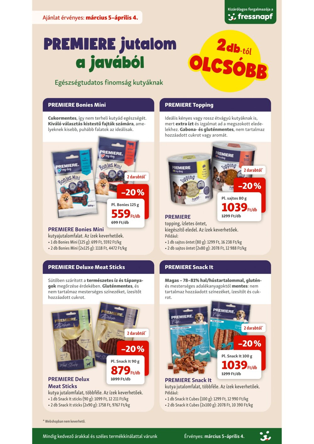 Fressnapf akciós újság 2026.03.05-től - 6. oldal.