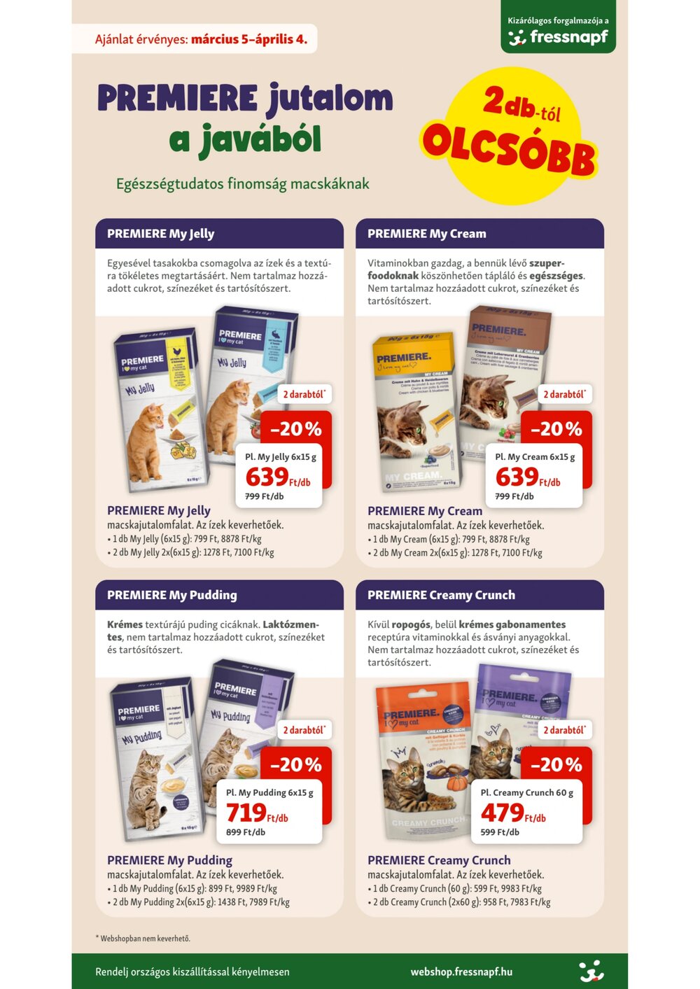 Fressnapf akciós újság 2026.03.05-től - 7. oldal.