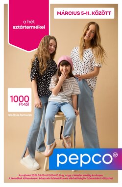 Pepco akciós újság 2026.03.05-től
