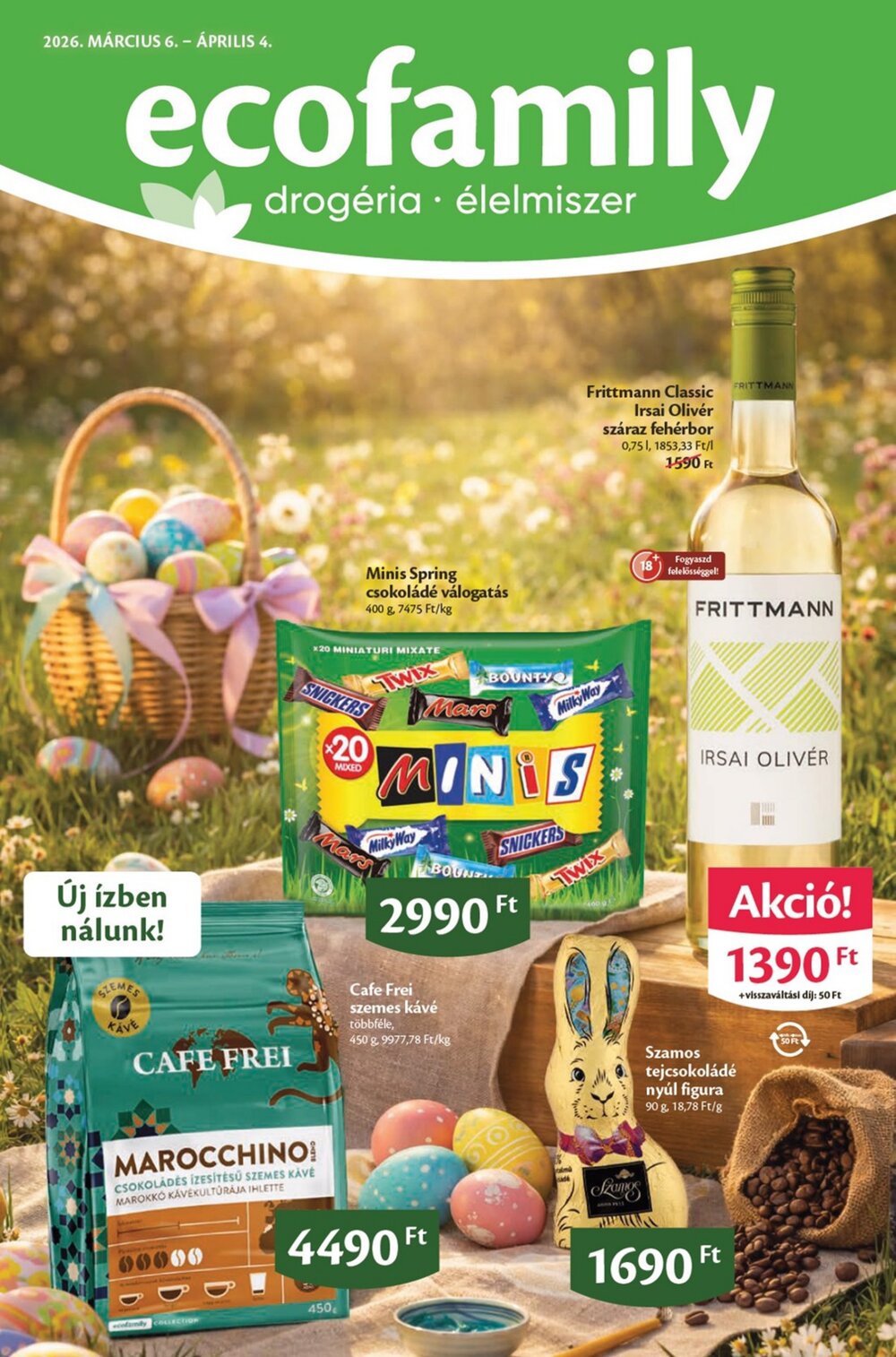 EcoFamily akciós újság 2026.03.06-tól - 1. oldal.