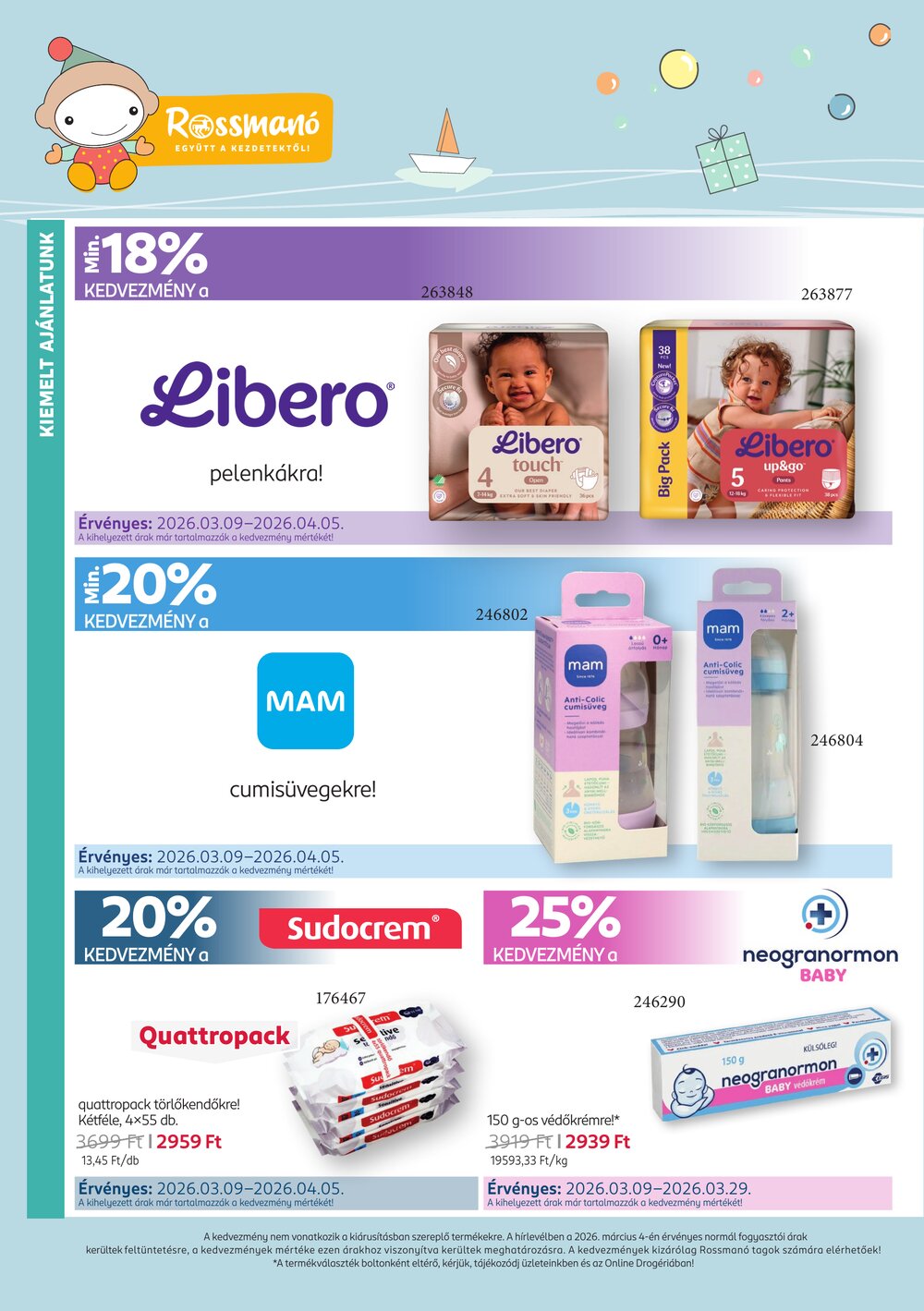 Rossmann akciós újság 2026.03.09-től - 2. oldal.
