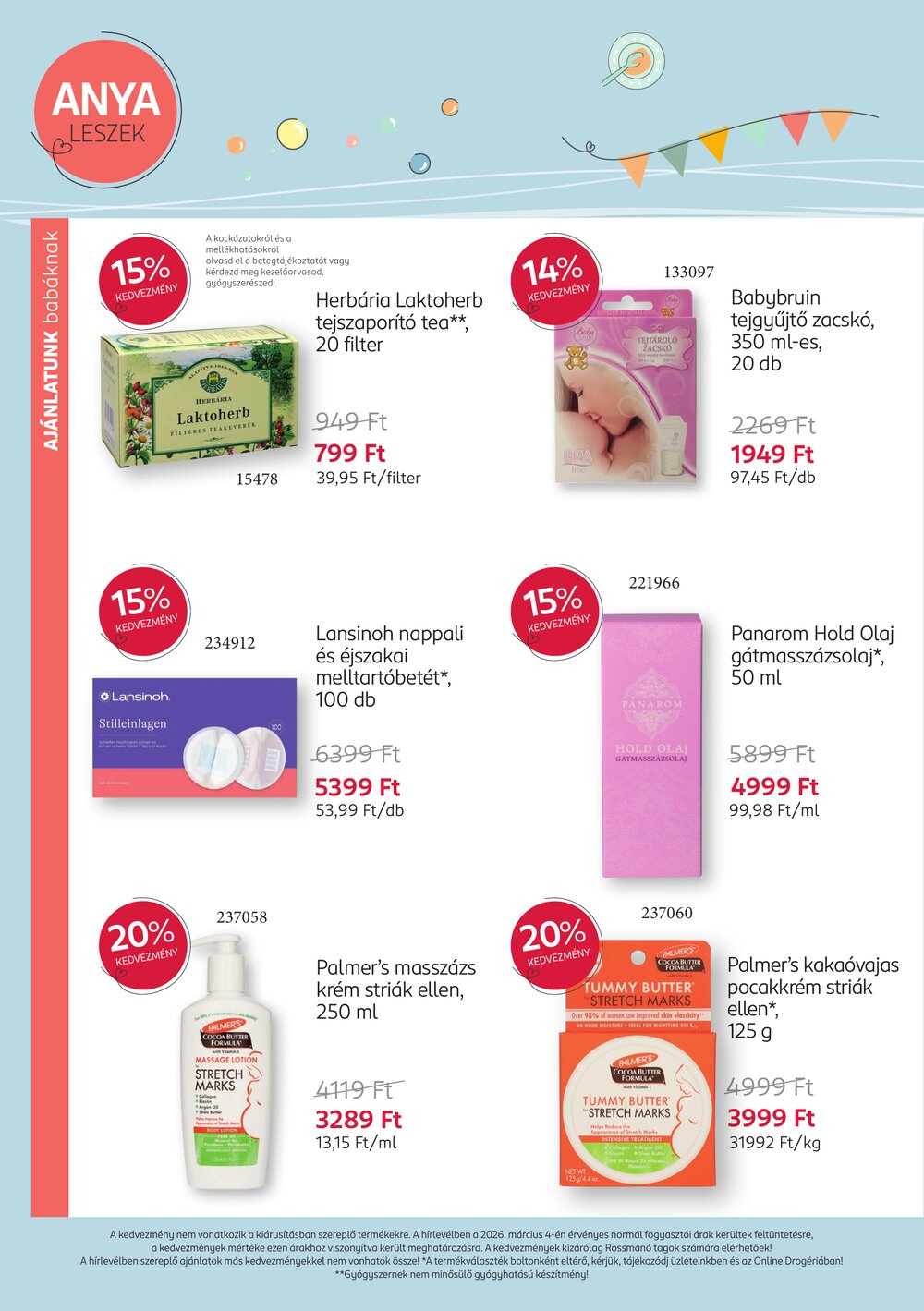 Rossmann akciós újság 2026.03.09-től - 6. oldal.