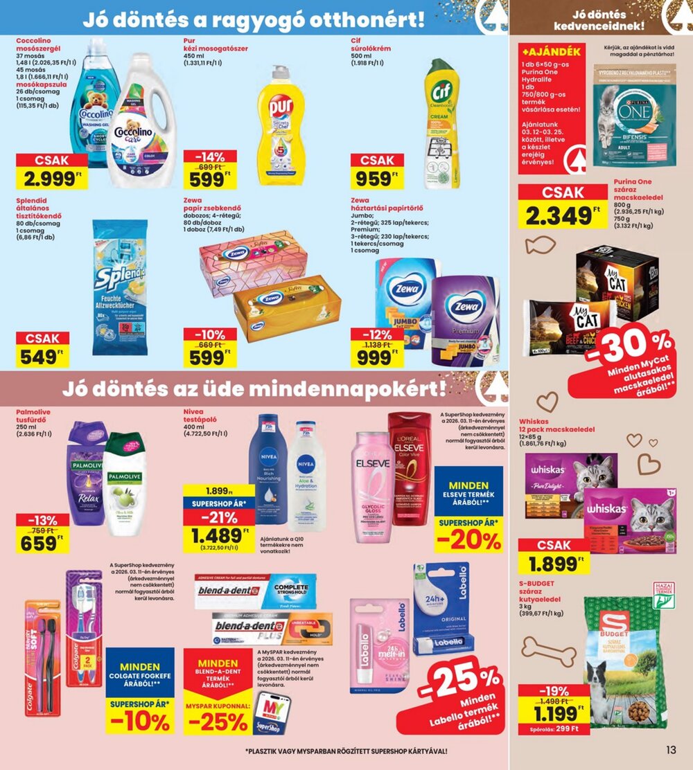 Interspar akciós újság 2026.03.12-től - 13. oldal.