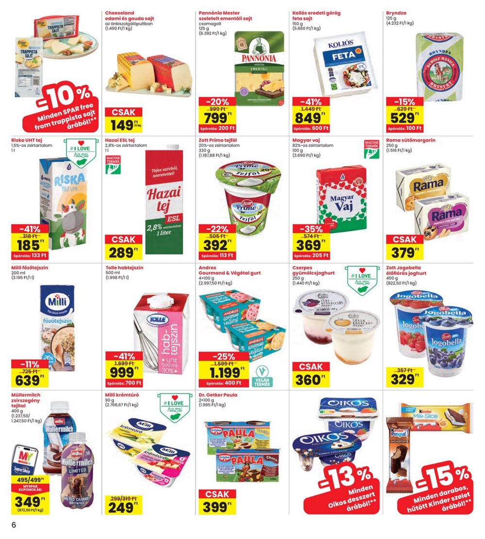 Interspar akciós újság 2026.03.12-től - 6. oldal.