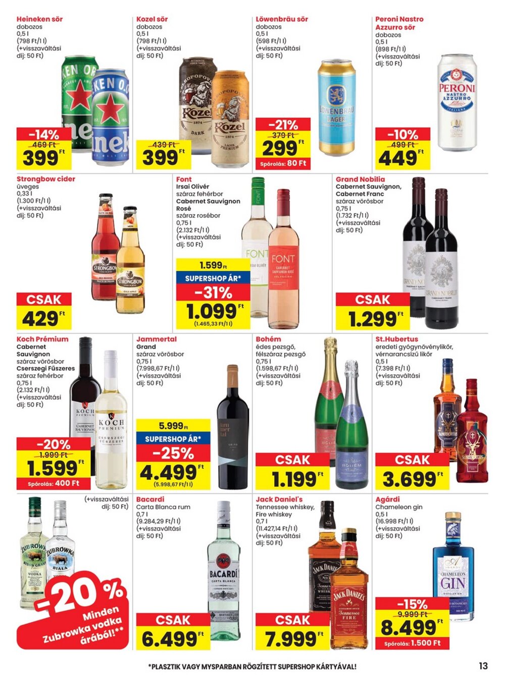 Spar akciós újság 2026.03.12-től - 13. oldal.