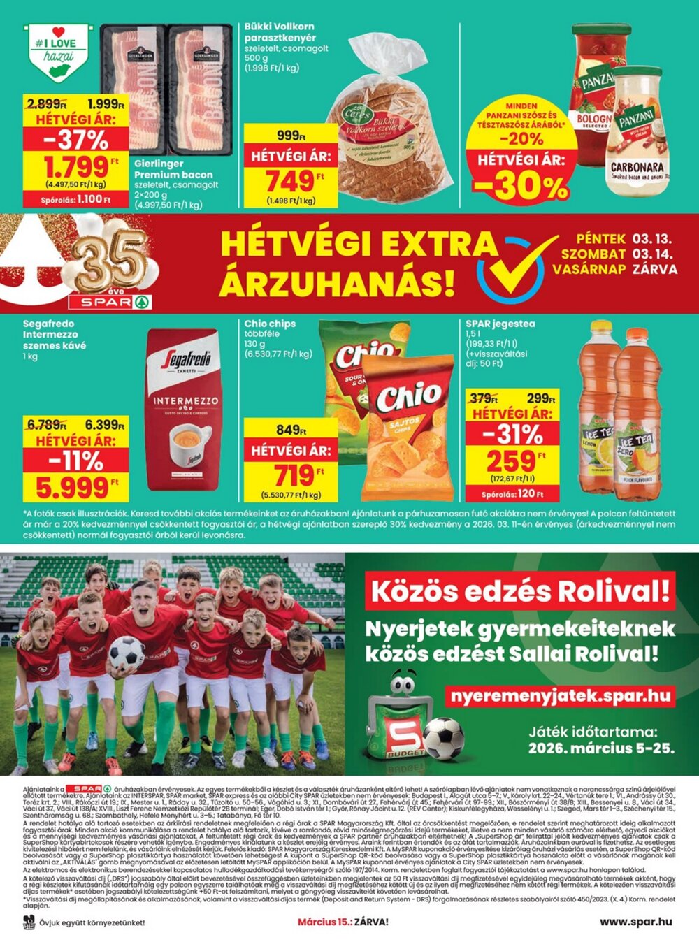 Spar akciós újság 2026.03.12-től - 16. oldal.