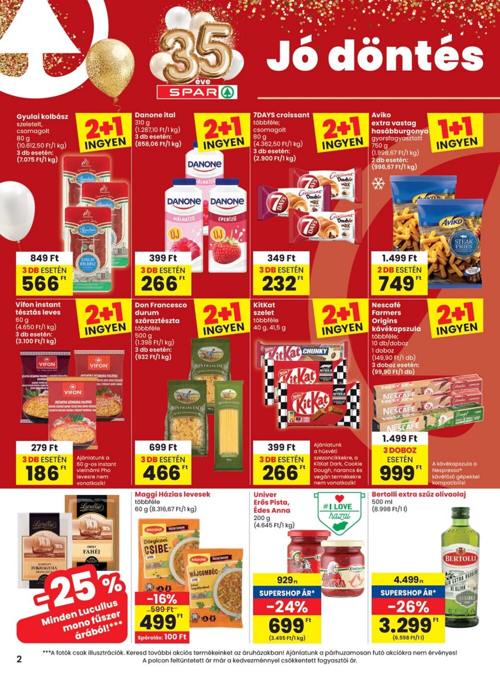 Spar akciós újság 2026.03.12-től - 2. oldal.