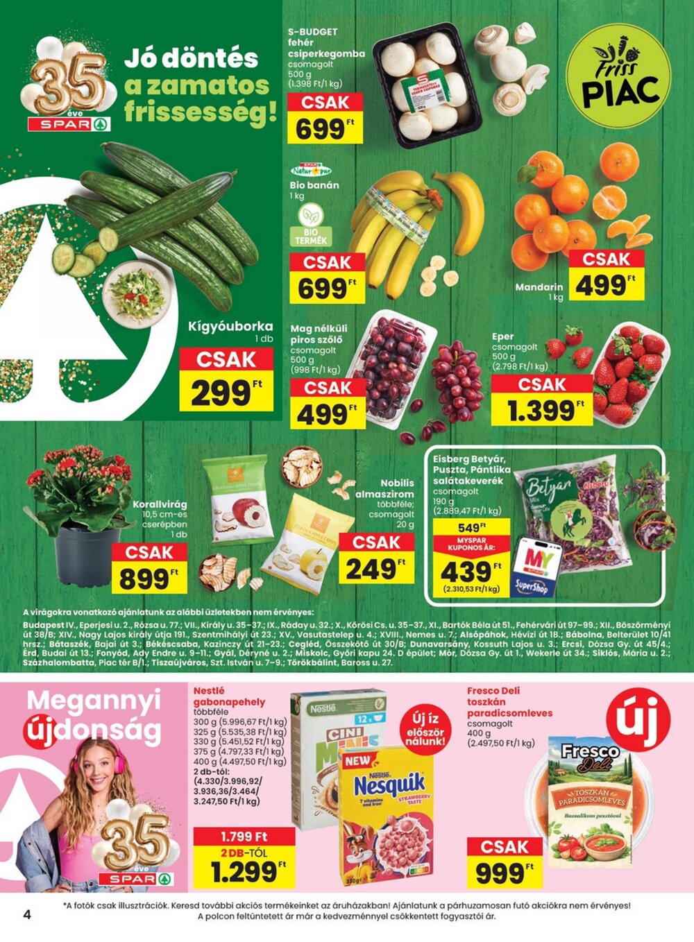 Spar akciós újság 2026.03.12-től - 4. oldal.