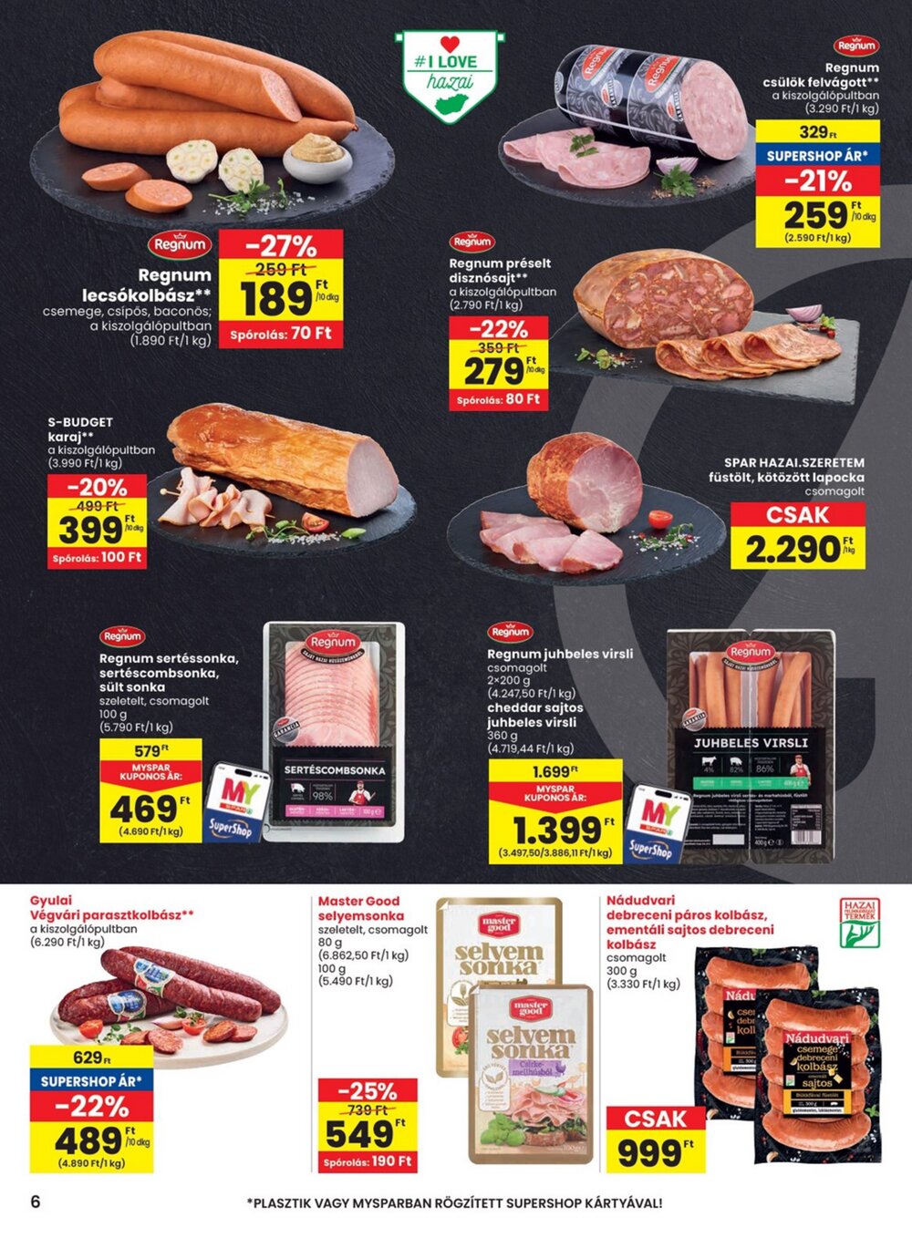 Spar akciós újság 2026.03.12-től - 6. oldal.