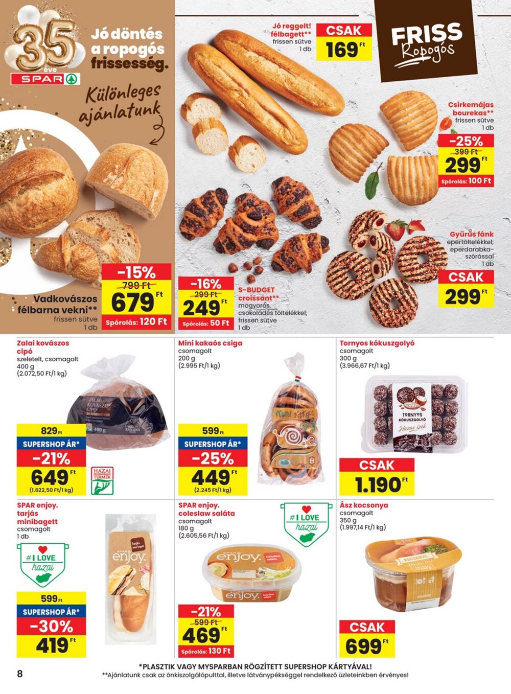 Spar akciós újság 2026.03.12-től - 8. oldal.