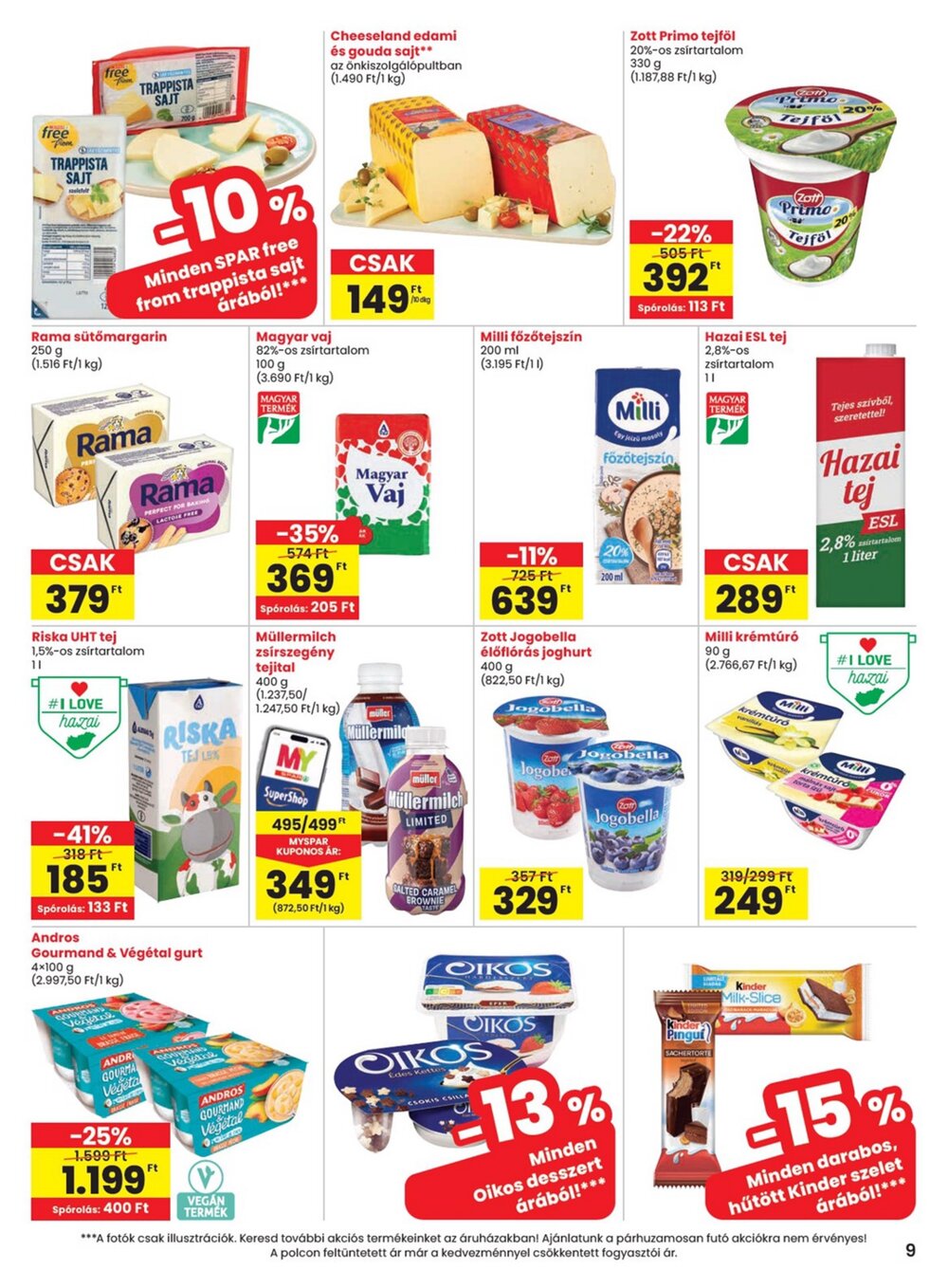 Spar akciós újság 2026.03.12-től - 9. oldal.