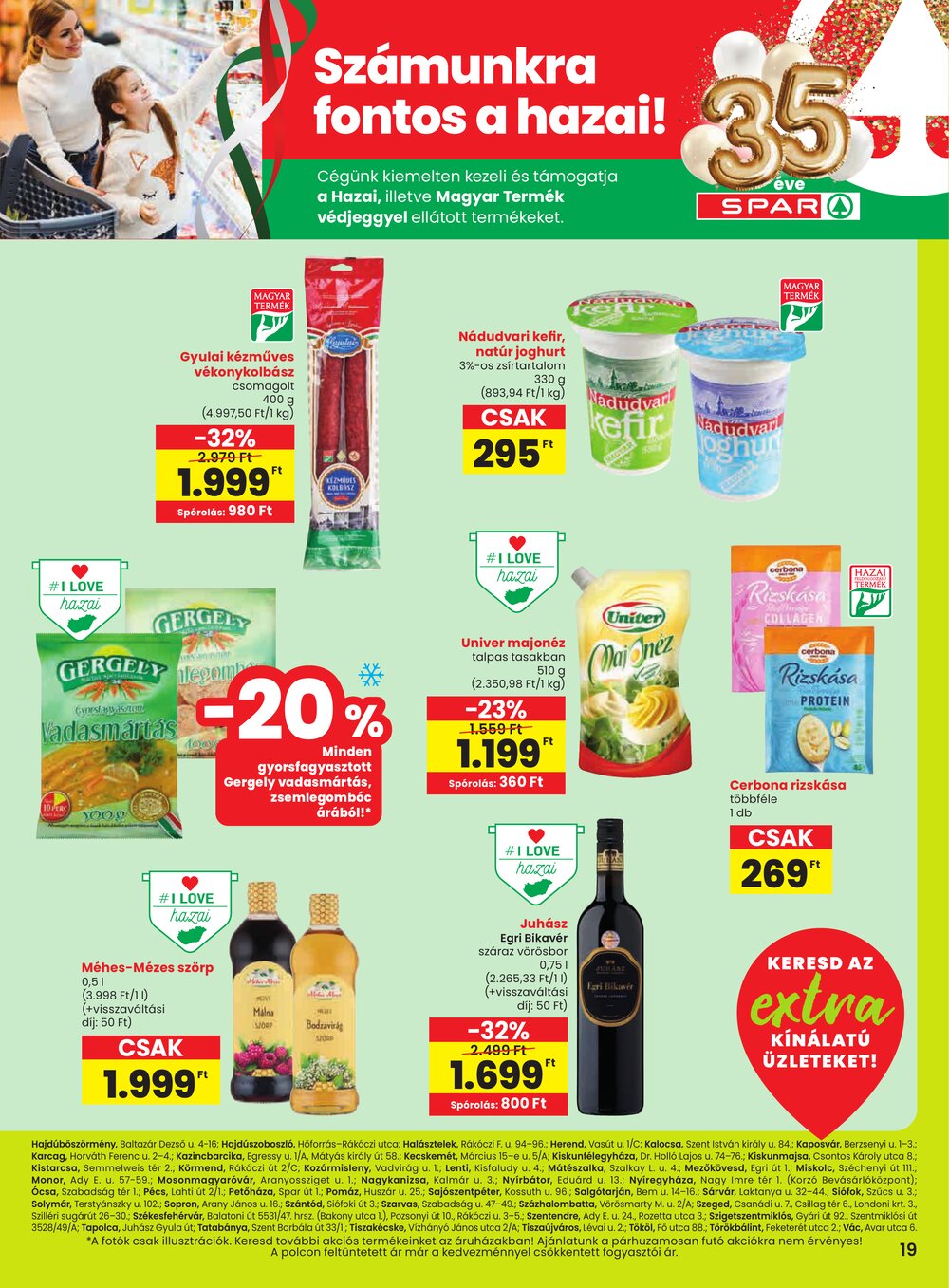 Spar Extra akciós újság 2026.03.12-től - 4. oldal.