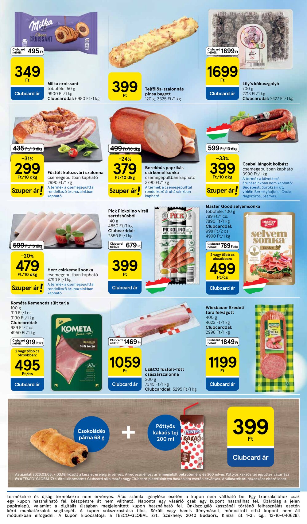 Tesco akciós újság 2026.03.12-től - 3. oldal.