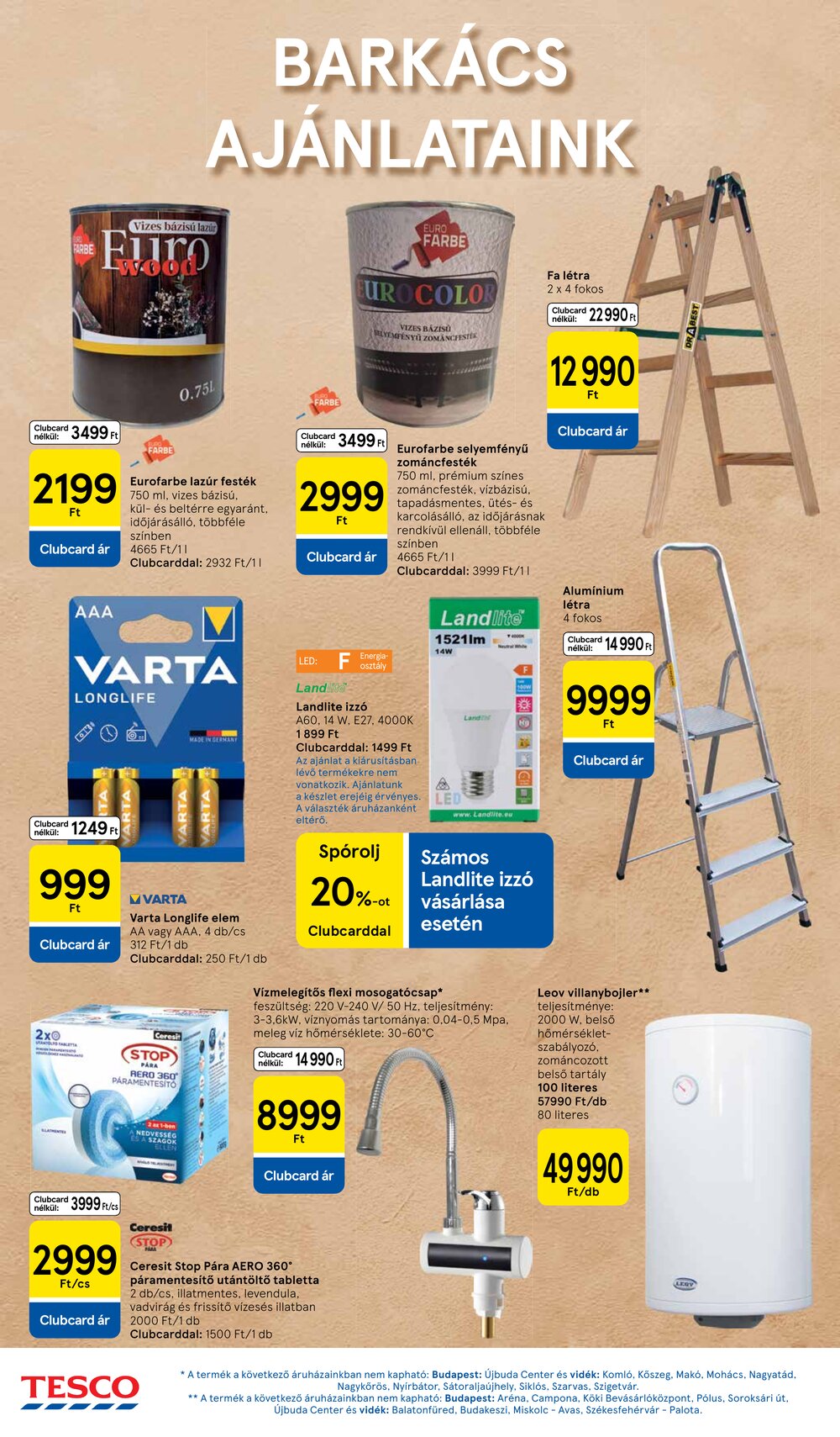 Tesco akciós újság 2026.03.12-től - 34. oldal.