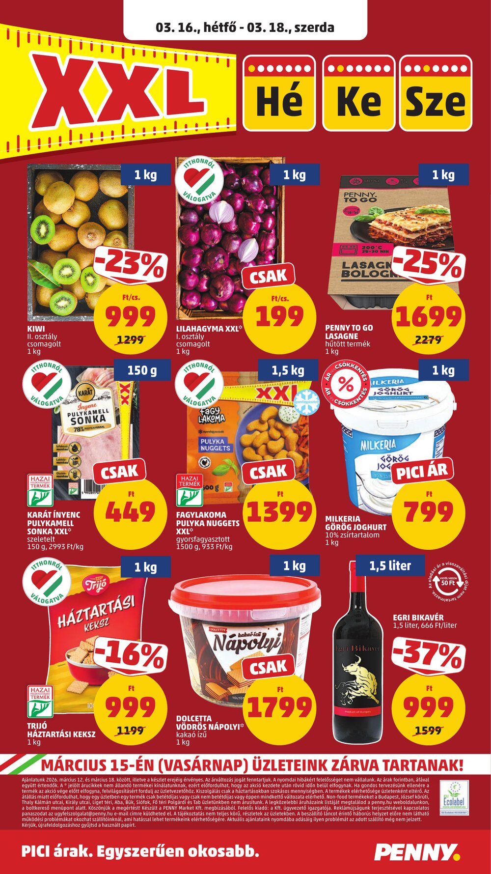 Penny Market akciós újság 2026.03.12-től - 30. oldal.