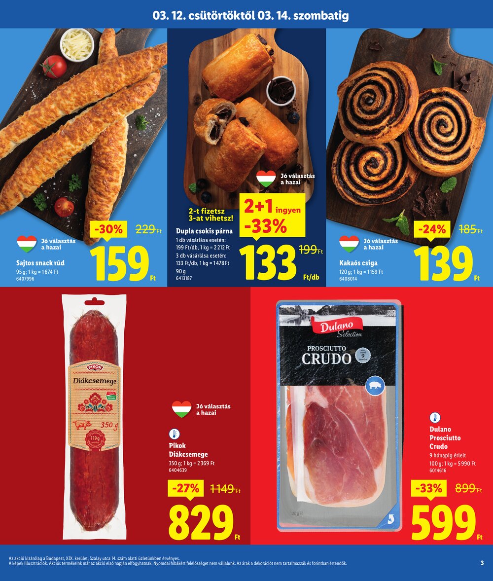 Lidl akciós újság 2026.03.12-től - 3. oldal.