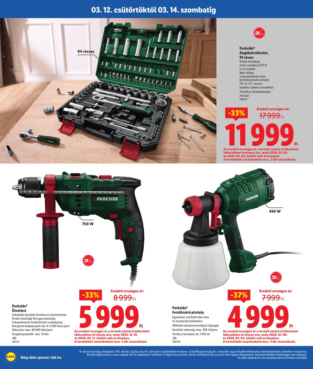 Lidl akciós újság 2026.03.12-től - 6. oldal.