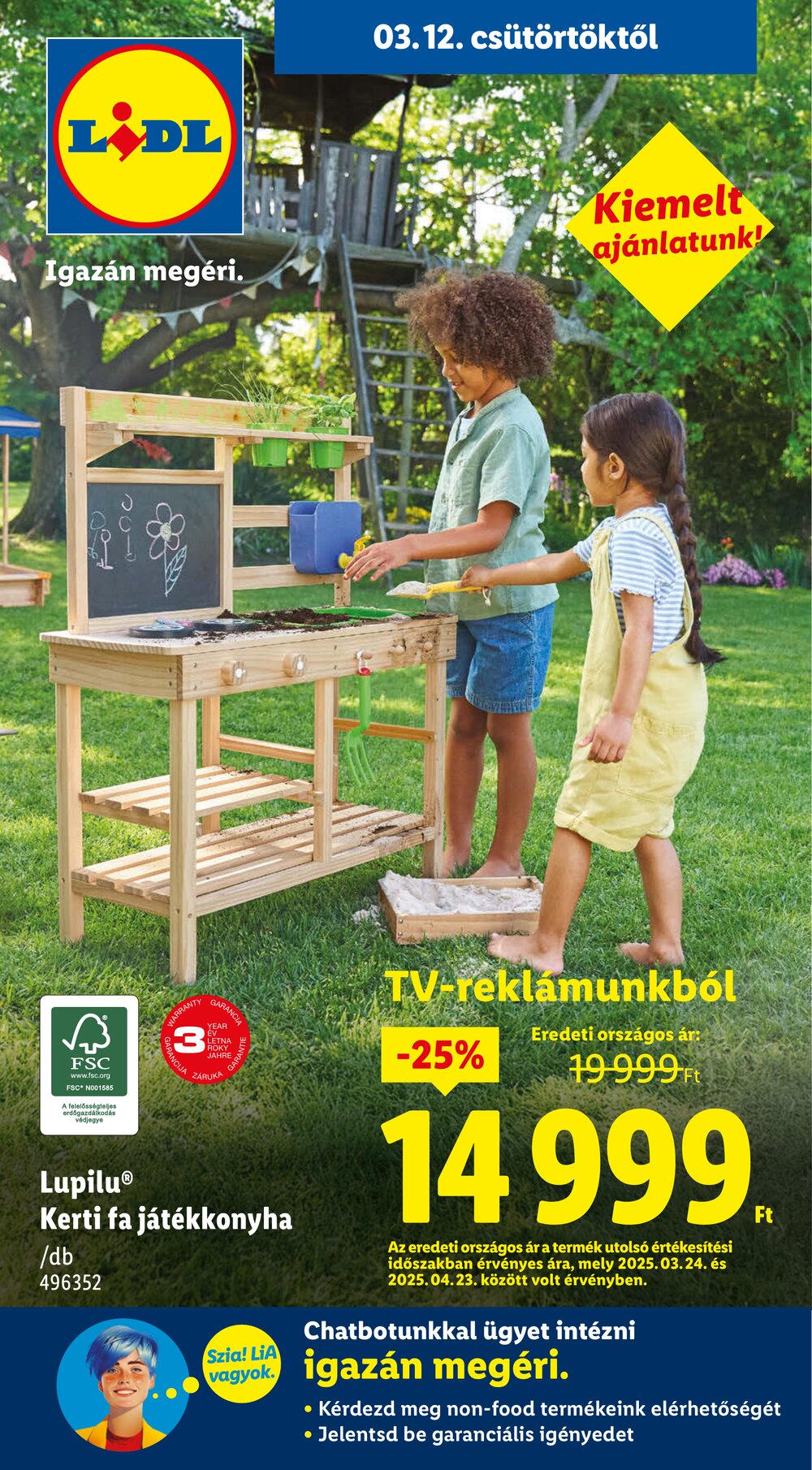 Lidl akciós újság 2026.03.12-től - 1. oldal.