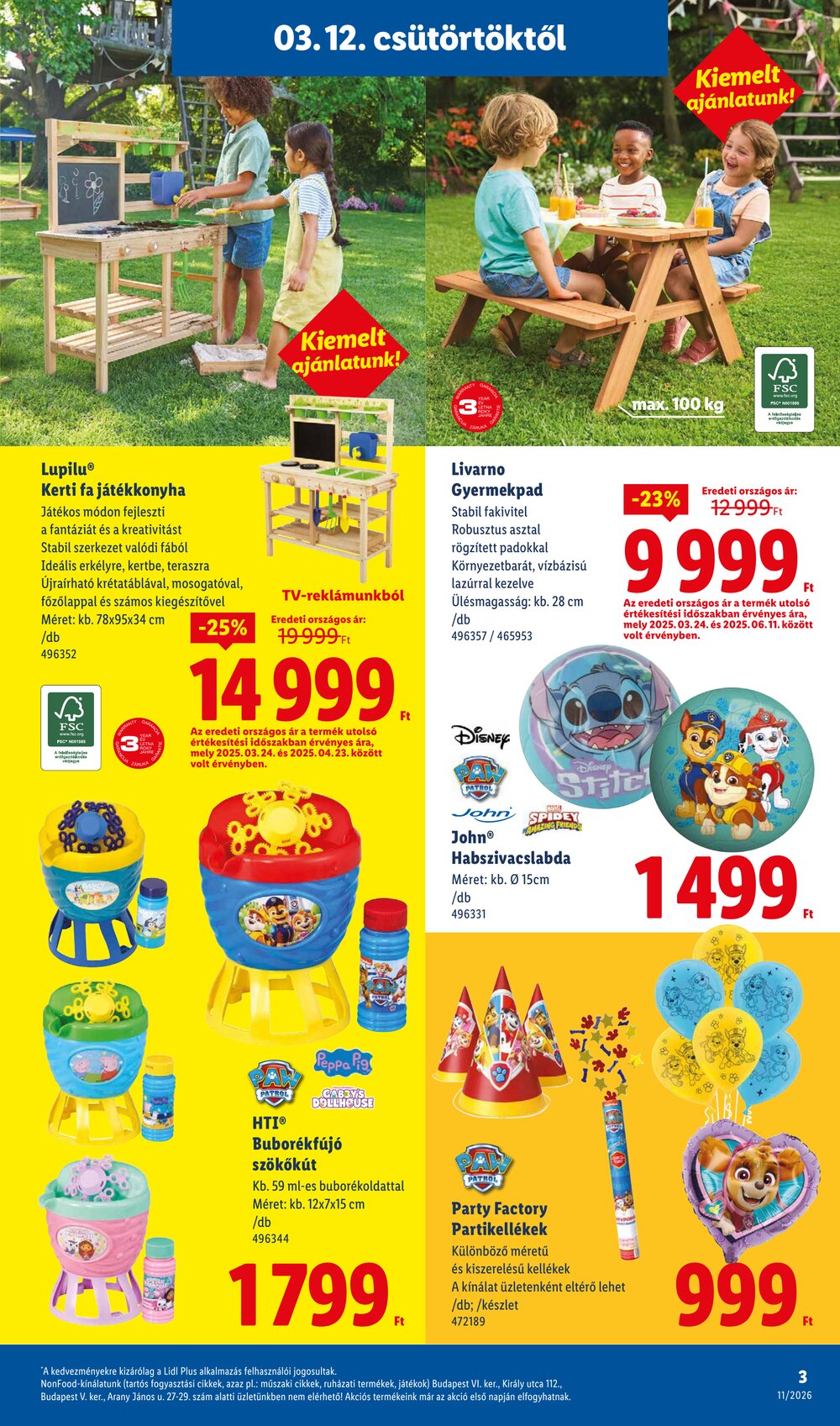 Lidl akciós újság 2026.03.12-től - 3. oldal.