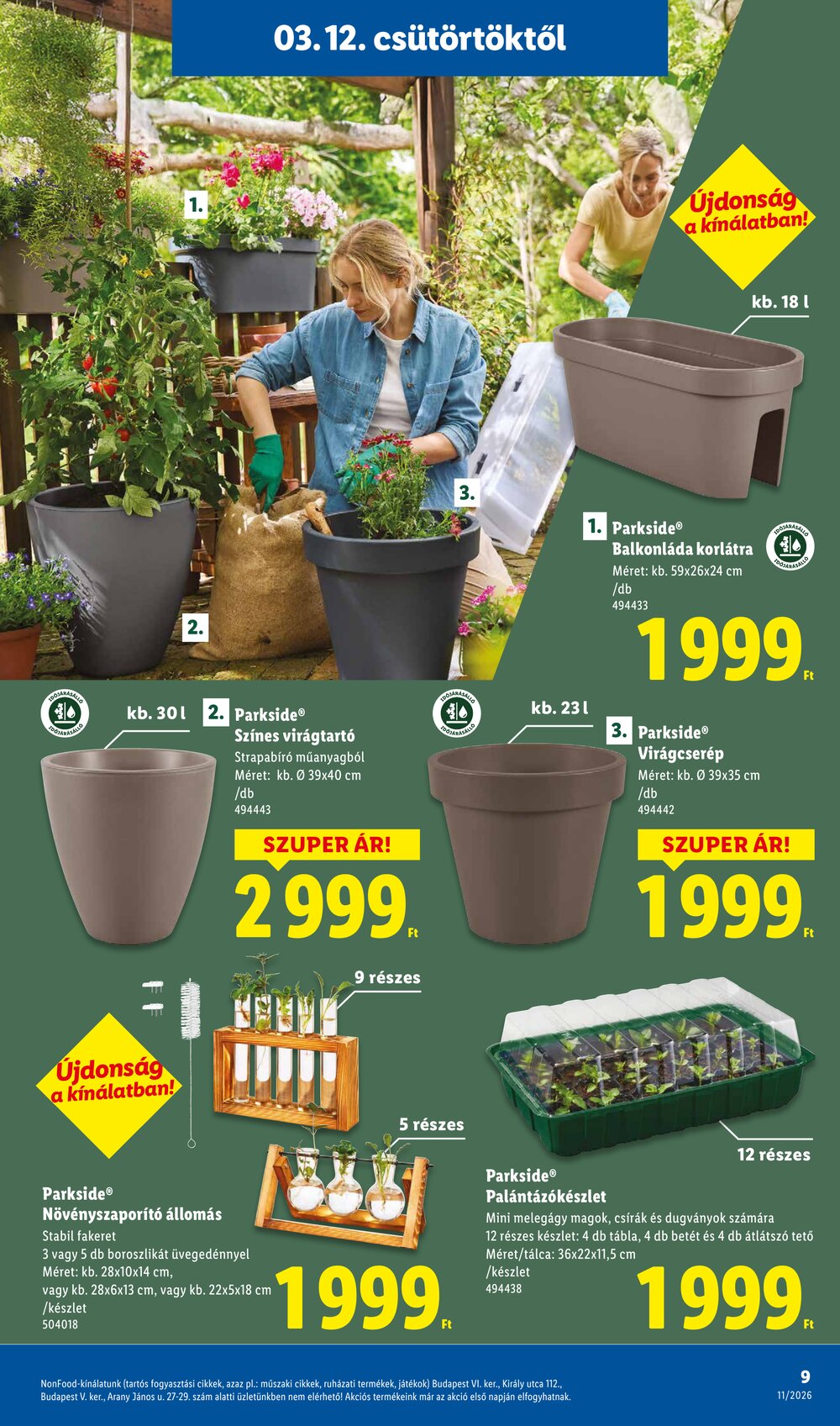 Lidl akciós újság 2026.03.12-től - 9. oldal.