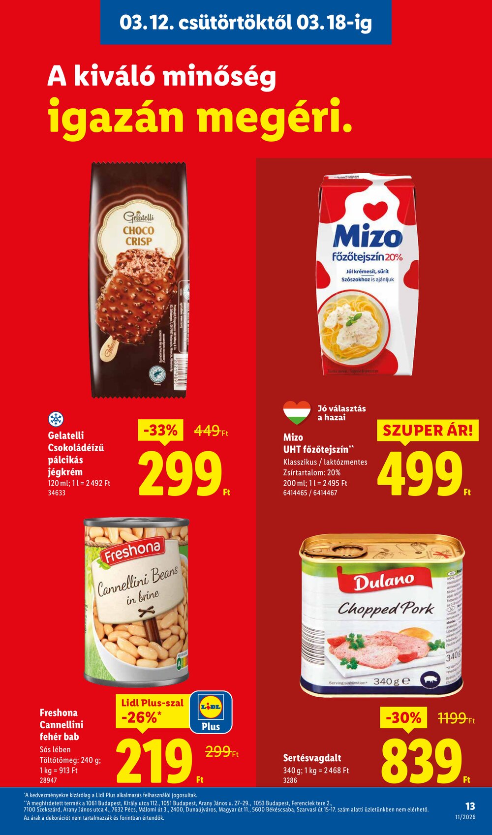 Lidl akciós újság 2026.03.12-től - 13. oldal.