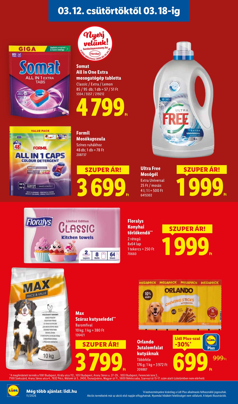 Lidl akciós újság 2026.03.12-től - 18. oldal.