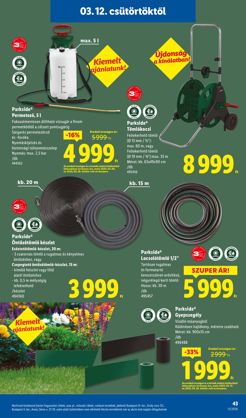 Lidl akciós újság 2026.03.12-től - 43. oldal.