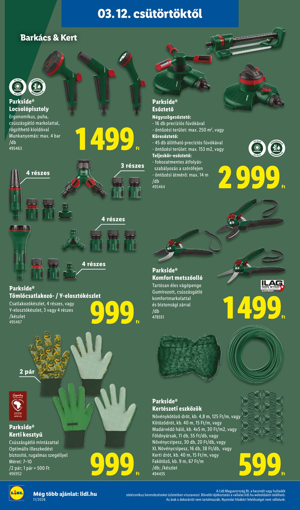 Lidl akciós újság 2026.03.12-től - 44. oldal.