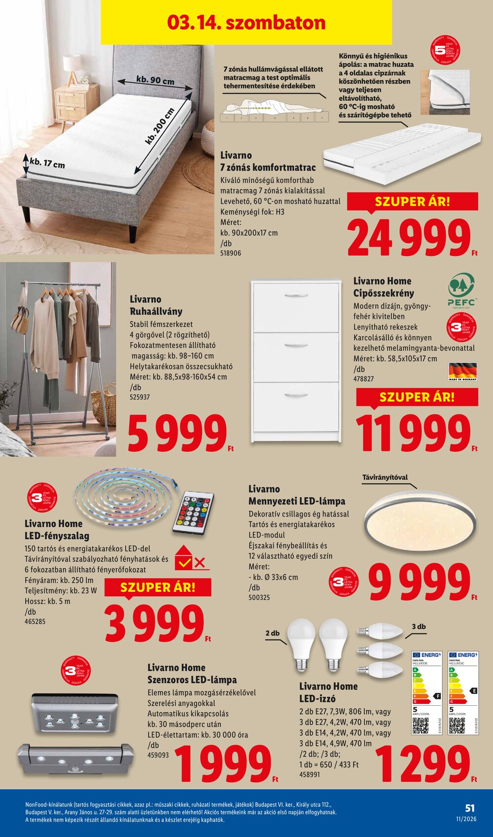 Lidl akciós újság 2026.03.12-től - 51. oldal.