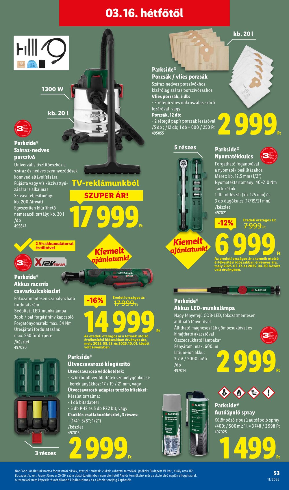 Lidl akciós újság 2026.03.12-től - 53. oldal.