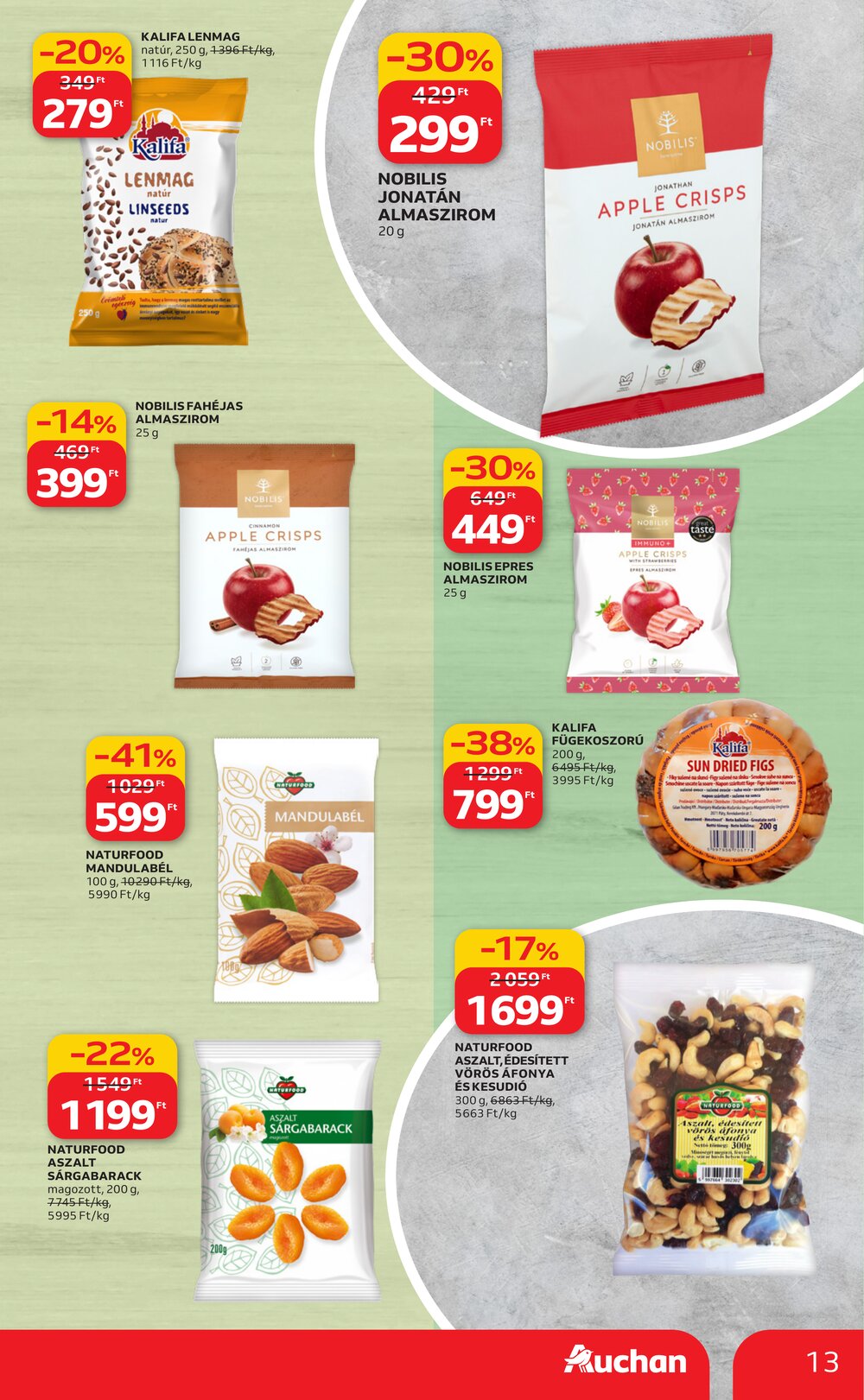 Auchan akciós újság 2026.03.12-től - 13. oldal.