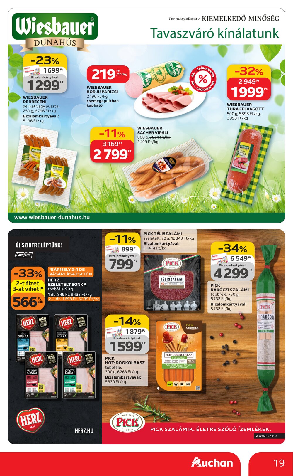 Auchan akciós újság 2026.03.12-től - 19. oldal.