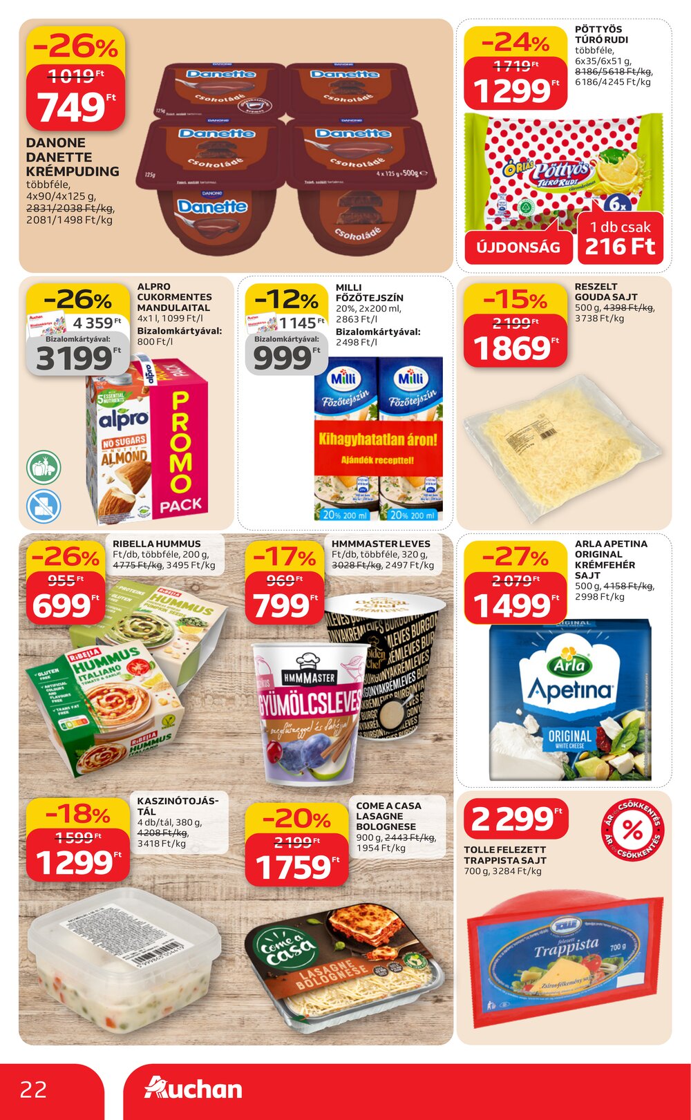 Auchan akciós újság 2026.03.12-től - 22. oldal.